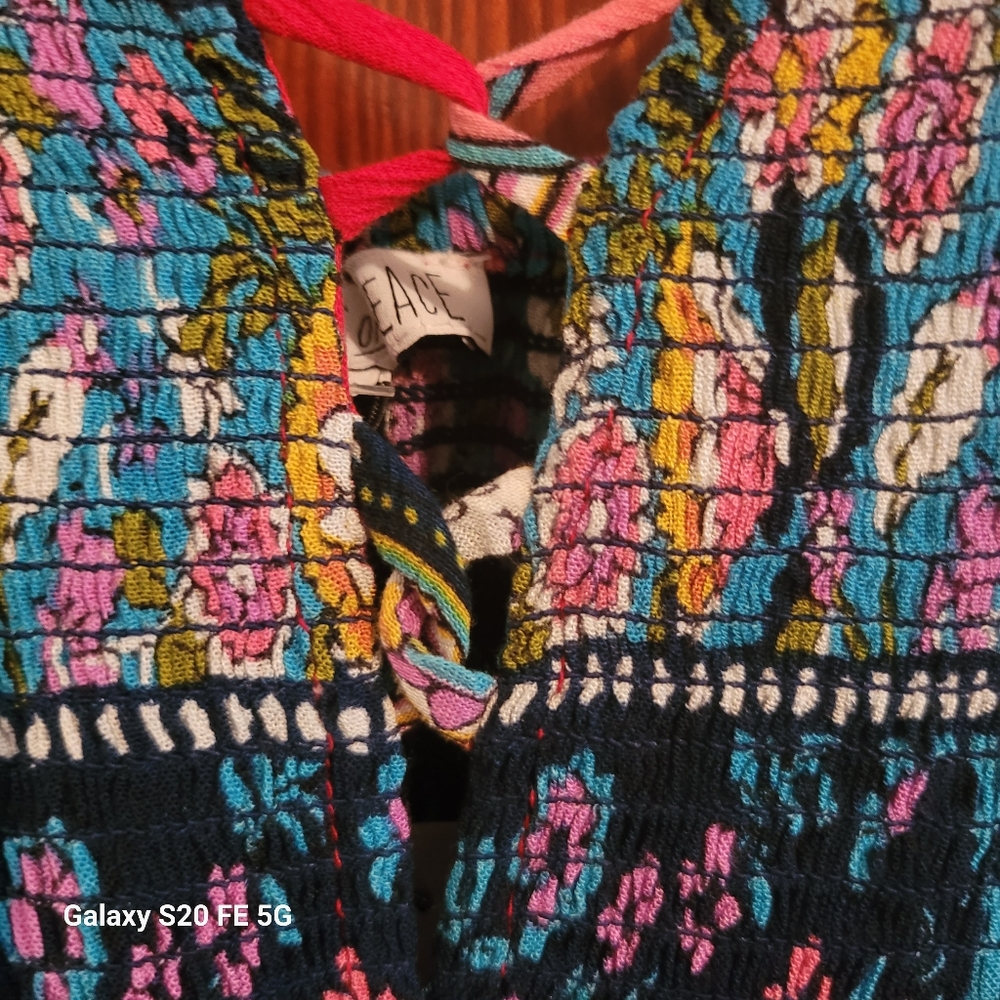 Patrons of Peace Multicolor Boho Tank Top - Picture 2 of 8